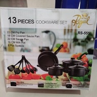 ROYAL COOKWARE SET 13 PIECES