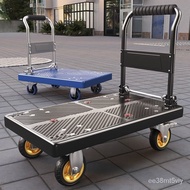 Trolley Trolley Trailer Folding Household Portable Trolley Truck Hand Buggy Platform Trolley Pulley Luggage Trolley