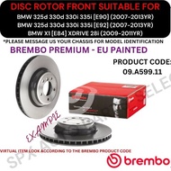 BREMBO GENUINE DISC BRAKE ROTOR (FRONT) FOR BMW 325d 330d 330i 335i [E90, E92] '07-13YR / X1 [E84] X