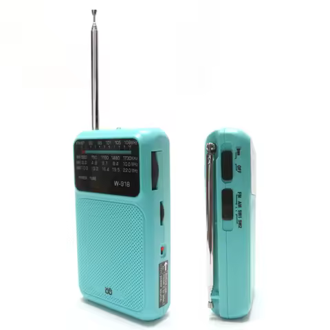 W918 Flashlight Small Full Band FM/AM/SW Emergency Survival Radio Rechargeable Portable Battery Oper