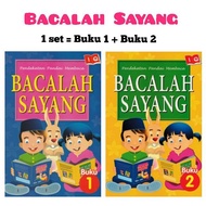 (1 set 2 buku) Bacalah Sayang / Pendekatan Pandai Membaca / Suku Kata