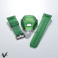 (Vcustom) DW6900 MATTE " GREEN " BAND AND BEZEL WATCH STRAPS