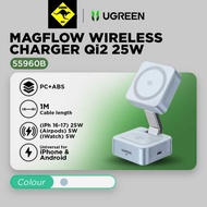UGREEN MAGFLOW WIRELESS MAGNETIC CHARGER QI2 25W SILVER / 55960B