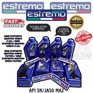 ESTREMO SEMI SYNTHETIC HEATPRO 10W40 (1.2L)/15W50 (1.2L) & 10W40(1L)/15W50(1L) ORIGINAL ESTREMO HIGH