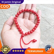 Gelang Batu Koral Marjan Merah Super Serut
