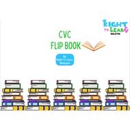 PDF/SOFTCOPY CVC Words Flipbook 70 words total medial sound a,e,i,o,u