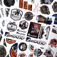 GSADV Aluminum Luggage Luggage Sticker Stickers Motorcycle Trilateral Tail Box 318 Cover Scratches C