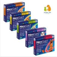 Nexgard Spectra Anti-Tick & Flea For Dogs with Stickers August -September 2026 EXPIRY Nexgard Spectr