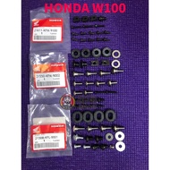 BODY COVER SCREW/COVER SKRU HONDA W100/W100RFULL BODY SET