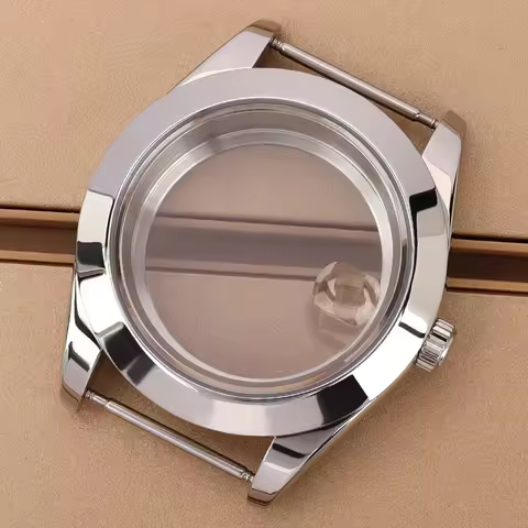 36mm/39mm Steel Watch Case Bevel Edge Bezel Sapphire For Air King NH34 NH35/36 Miyota8215 28.5mmDial