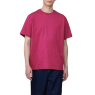 MUJI 無印良品 男款棉混天竺圓領短袖T恤