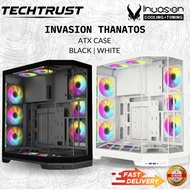 [ Invasion THANATOS TG ] -ATX Mid-Tower PC Case WITH 6 ARGB FAN