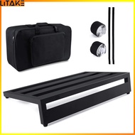 Litake Brightly Guitar Pedal Board Aluminum Light Durable Effects Pedalboard Power Supply Effect Ped