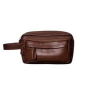 Bernie Leather Dara Brown Leather Pouch