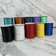 1mm 韓國蠟線-1米/2元 共38色 手工編織 項鍊掛繩 DIY 手鍊 腳鍊 手工藝 皮繩 吊墬繩