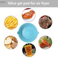 [XFDZ]  Air Fryer Silicone Basket Reusable Silicone Mold For Air Fryer Pot Oven Baking Tray Fried Chicken Mat Air Fryer Accessories  FD