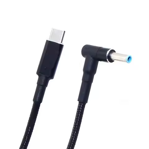1.8M USB Type C PD Charging Cable Cord 19.5V 4.5*3.0mm Blue Tip Male Plug Converter Dc Power Adapter
