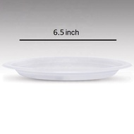 Pinggan Plastik Pakai Buang / Disposable PP Plastic Round Plate/ Party Plate - 6.5 Inch/ 9 Inch / 10