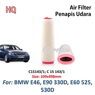 Leppon Air Filter for BMW E46 , E90 330D , E60 525 , 530D Penapis Udara C15143/1 ; C 15 143/1
