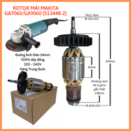 () Rotor mài Makita GA9060 GA7060 (513448-2) 220V - Tặng chổi than