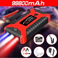 ธนาคารพลังงานรถยนต์ เครื่องจั๊มสตาร์ทฉุกเฉินรถ  Jump Starter 99800mAh 12V รถ เครื่องจ่ายไฟฉุกเฉินสำหรับรถยนต์แบบมัลติฟังก์ชั่น ชาร์จไฟแบบ Dual Start ดีเซลและไอน้ำ เครื่องสตาร์ทฉุกเฉินสำหรับรถยนต์ทุกรุ่น