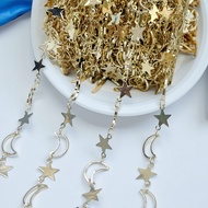 TEMU Beauty, Chic Copper Bead Chain, 39.37"" - Diy Necklaces & Bracelets, Ideal Gift For Women