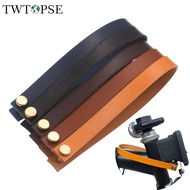 TWTOPSE Bicycle Bag Quick Release Cowhide Handle Belt For Brompton Folding Bike 3SIXTY