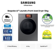 Samsung DV10DB94A0GDSP Bespoke AI™ Laundry Dryer,10kg, Dark Silver