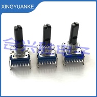 1Pcs/Lot RK14 Type Potentiometer 104C With Midpoint 7Pin C100K AVR40 AVR50 High And Low Pitch Potent