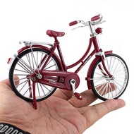 Mini 1:10 Alloy Model Bicycle Metal Finger Mountain Bike Retro Bike Adult Collectible Children Toy
