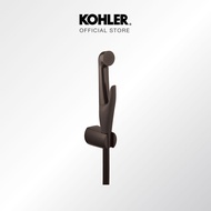 KOHLER Luxe Bidet Spray Anti-bacterial Hygiene Spray with Wall Bracket and Hose Brass Moderne Gold F