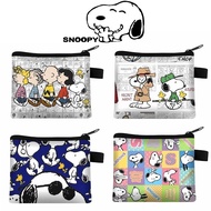 Snoopy Wallet Popular Anime Zipper Wallet Cartoon Children's Wallet Coin Paper Currency Storage Bag 