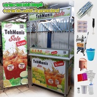 Franchise / Paket Usaha Es Teh Solo Free Varian Coklat Dan Es Permen Karet Terlaris Best Quality Asl