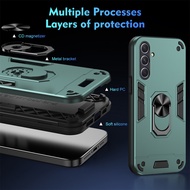 360 Ring Holder Stand Phone Case Samsung Galaxy A15 A25 A35 A55 A14 5G A24 A34 A54 A13 A53 A05S A12 