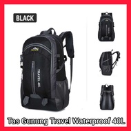 Huwaijianfeng Backpack Mountain Bag Waterproof Travel Mountain Bag 40L USB Charger Port - ST31