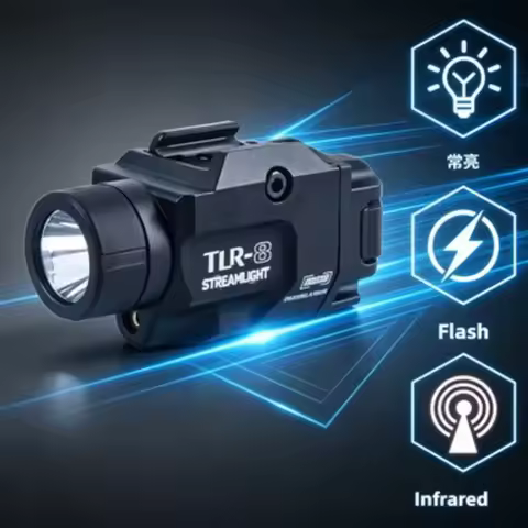 Uniform Raw Metal Material TLR-8 Metal Torch Simple Daily Maintain Stable Mount Parts