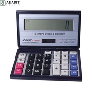 ABABIT Folding Flip Calculator, 12 Digits Portable Solar Calculator, Durable Multifunctional Large S
