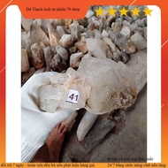 Natural white quartz stone, 100% real Vietnamese stone, size 14.9 x13 x9 cm, weight 1.4 kg.