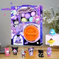 [utilizojmS] 1 Set Twisting Egg Action Figure Christmas Gifts Sanrio HelloKitty Kuromi Twisting Egg 