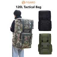 FIGARO 120L Tactical Bag Waterproof Backpack Hiking Bag Army Bag Tactical Backpack Camping Bag Milit
