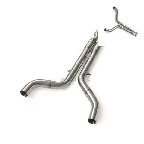 Sonicdiy High Performance Exhaust Mid Pipe Muffler For BMW X5 M60i G05 4.4T V8 2024-2025 SS304 Syste