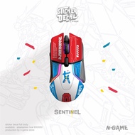Sticker Decal/Skin Protector Steelseries Rival 3/600/650 Sentinel