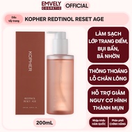 Dầu Tẩy Trang KOPHER REDTINOL RESET AGE (200mL)