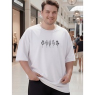 2Y923 [AIYOU] Lelaki Baju T Shirt Men Tshirt XL-5XL   Crop Top Round Neck Oversized Tops Tshirt Men'