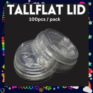 Tall Flat Lid Only 100pcs 95mm