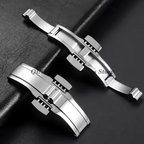 Watchband Buckle Clasp for Tissot T1853 Butterfly Watch Buckl for Tissot T1853 T035617 T035439 Stain