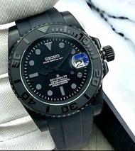 Seiko mod 精工改裝錶  採用精seiko NH35機械機芯  41mm藍寶石玻璃  附送精美錶盒