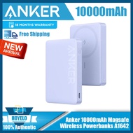 Anker 334 Magne Battery (MagGo), 10000mAh Magne Wireless Charger with USB-C Cable, Only Compatible w