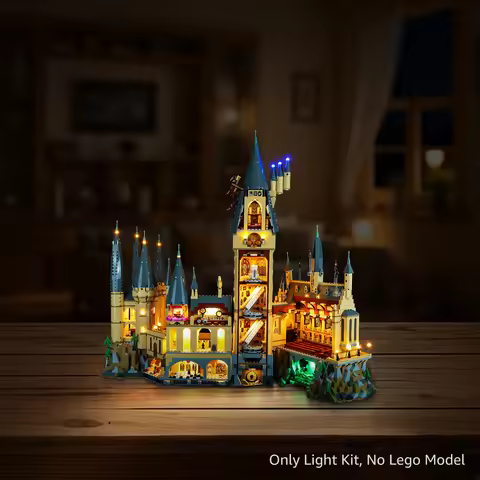 No Model LED Light Kit suitable for LEGO Hogwarts Castle 71043 Building Blocks