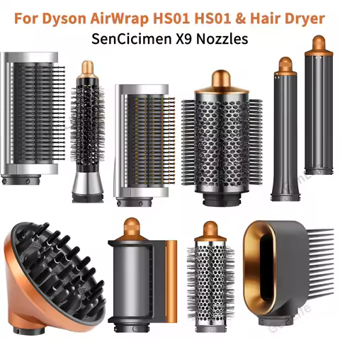 For Dyson Airwrap HS01 HS05 Hair Styling Nozzle Brush Anti fly Hair Nozzle For Dyson Hair Dryer Acce